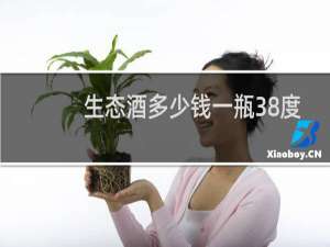 生态酒多少钱一瓶38度