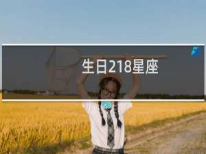 生日218星座