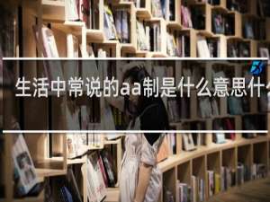 生活中常说的aa制是什么意思什么梗