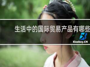 生活中的国际贸易产品有哪些