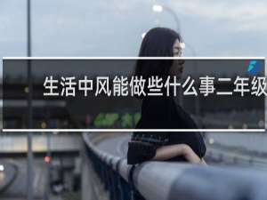 生活中风能做些什么事二年级