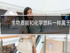 生物质能和化学燃料一样属于一次能源吗