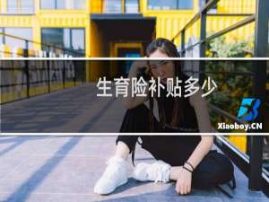 生育险补贴多少