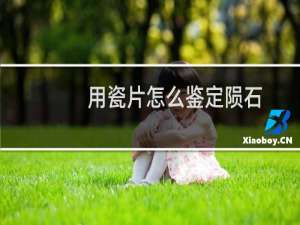 用瓷片怎么鉴定陨石
