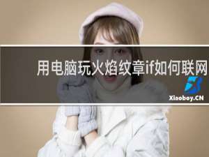 用电脑玩火焰纹章if如何联网