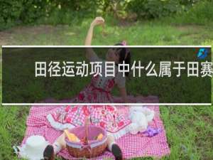 田径运动项目中什么属于田赛