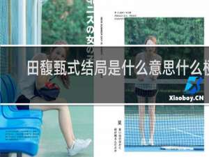 田馥甄式结局是什么意思什么梗