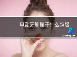 电动牙刷属于什么垃圾