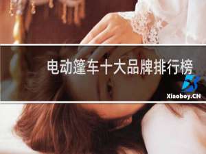 电动篷车十大品牌排行榜