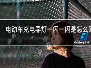 电动车充电器灯一闪一闪是怎么回事