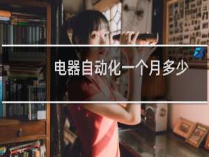 电器自动化一个月多少