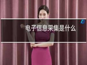 电子信息采集是什么