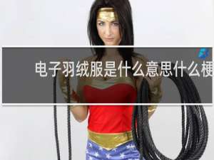 电子羽绒服是什么意思什么梗