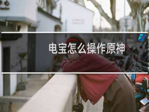 电宝怎么操作原神