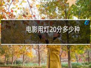 电影用灯 分多少种