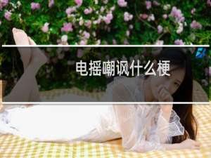 电摇嘲讽什么梗？什么梗