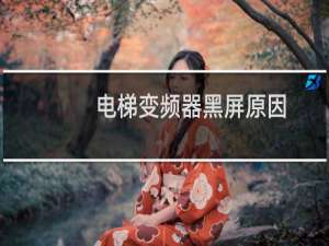 电梯变频器黑屏原因