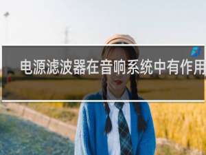 电源滤波器在音响系统中有作用吗
