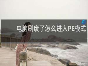 电脑刷废了怎么进入PE模式