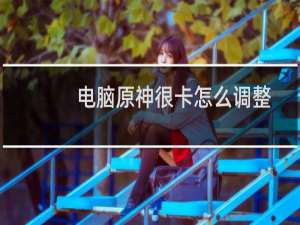 电脑原神很卡怎么调整