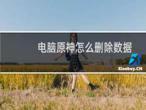 电脑原神怎么删除数据