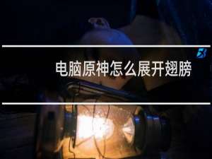 电脑原神怎么展开翅膀