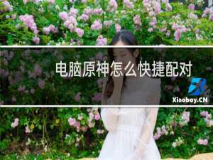 电脑原神怎么快捷配对