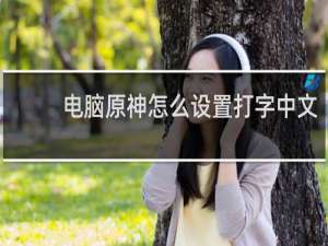 电脑原神怎么设置打字中文