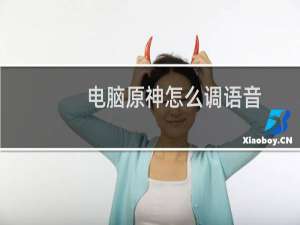 电脑原神怎么调语音