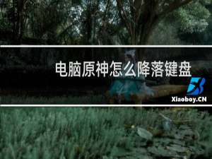 电脑原神怎么降落键盘