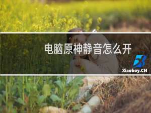 电脑原神静音怎么开