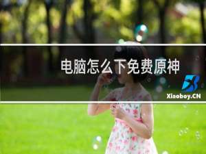 电脑怎么下免费原神