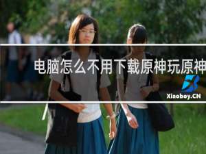 电脑怎么不用下载原神玩原神