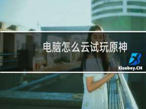 电脑怎么云试玩原神