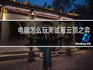 电脑怎么玩测试服云顶之弈