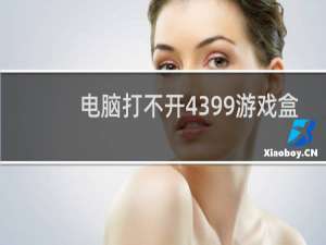 电脑打不开4399游戏盒