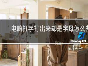 电脑打字打出来却是字母怎么办