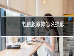 电脑版原神怎么换服