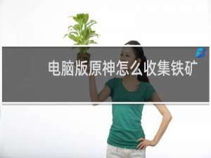 电脑版原神怎么收集铁矿
