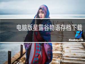 电脑版星露谷物语存档下载