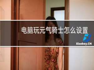 电脑玩元气骑士怎么设置