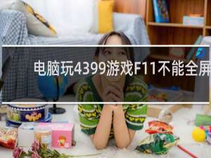 电脑玩4399游戏F11不能全屏