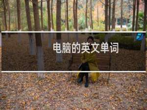电脑的英文单词