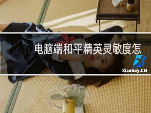 电脑端和平精英灵敏度怎么设置