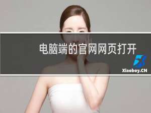 电脑端的官网网页打开速度慢