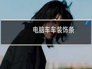 电脑车车装饰条