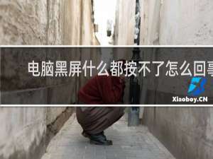 电脑黑屏什么都按不了怎么回事