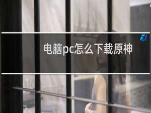 电脑pc怎么下载原神