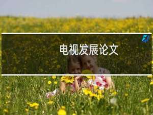 电视发展论文