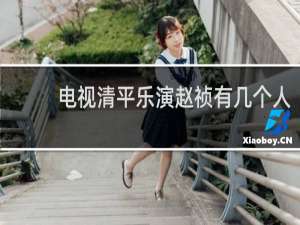 电视清平乐演赵祯有几个人